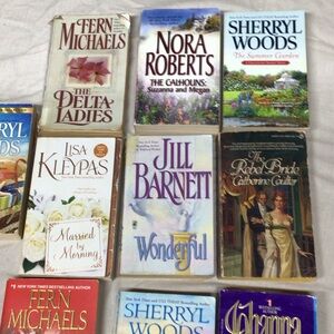 10 assorted romance books